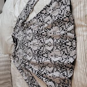 Black and white dress